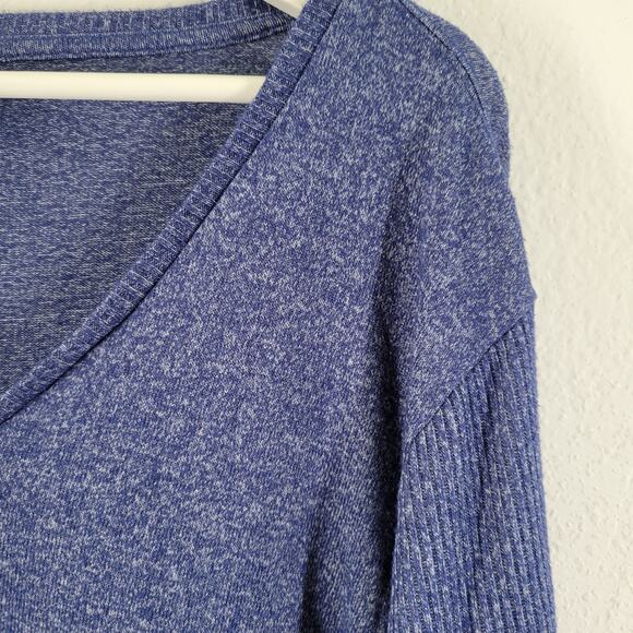 Natori Sleep Shirt Womens XXL Soft Jersey Blue Long Sleeve - Picture 3 of 9